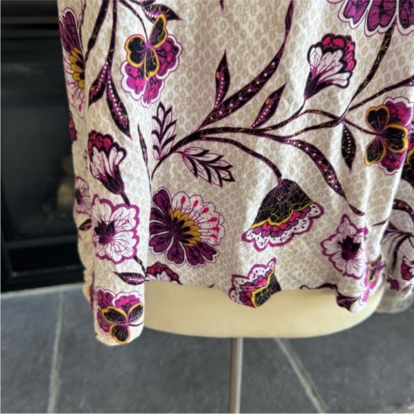 LOFT Pink and Purple Fitted T-Shirt - Picture 8 of 16